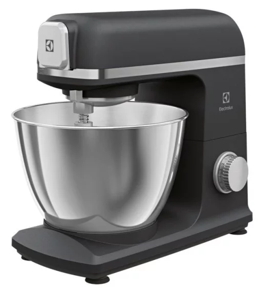 Кухонна машина Electrolux, 1200Вт, чаша-метал, корпус-метал, насадок-3, чорний