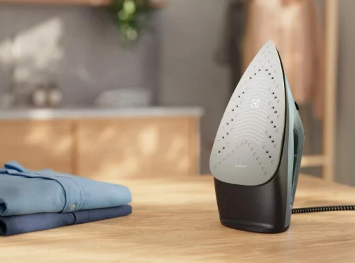 Праска Electrolux, 2400Вт, 250мл, паровий удар 110гр, керам. підошва, зелено-чорний