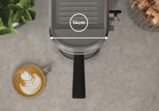 Кавоварка Electrolux ріжкова, 1л, мелена, ручний капуч, LED-дисплей, підігрів чашок, метал