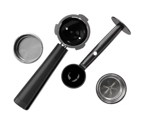 Кавоварка Electrolux ріжкова, 1л, мелена, ручний капуч, LED-дисплей, підігрів чашок, метал