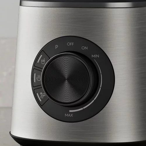 Блендер Electrolux стаціонарний 1400Вт, чаша-1750мл, скло, кришення льоду, приготування супу, імпульсний режим, метал
