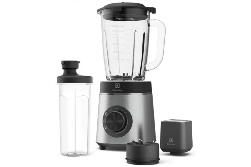 Блендер Electrolux стаціонарний 1400Вт, чаша-1750мл, скло, вакуумний, кришення льоду, приготування супу, імпульсний режим, метал