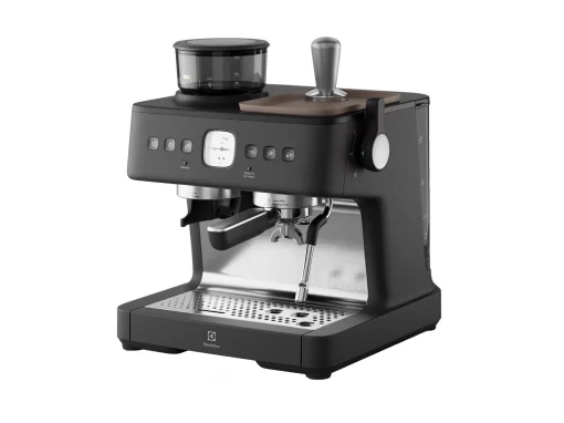 Кавоварка Electrolux ріжкова, 3л, зерно+мелена, ручний капуч, кавомолка, підігрів чашок, подача гар. води, чорний