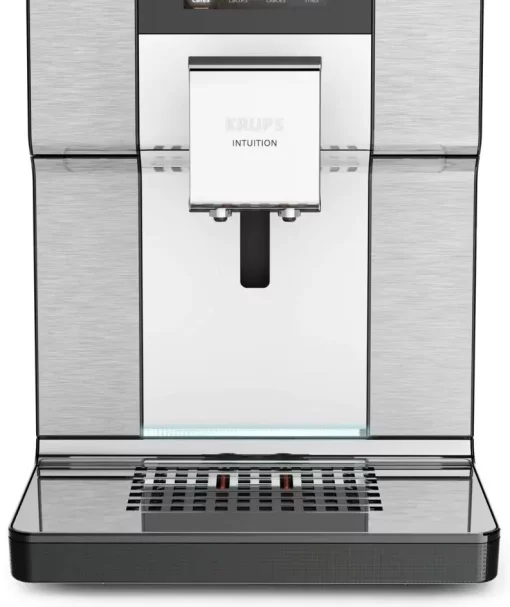 Кавомашина Krups Intuition Experience+ 3л, зерно, автомат.капучинатор, дисплей, авторецептів - 7, сенcор.керування, сріблястий