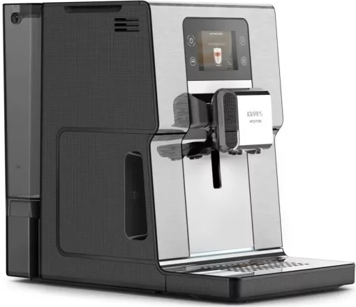 Кавомашина Krups Intuition Experience+ 3л, зерно, автомат.капучинатор, дисплей, авторецептів - 7, сенcор.керування, сріблястий