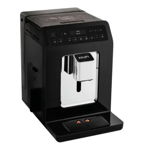 Кавомашина Krups Evidence 2.3л, зерно, автомат.капучинатор, дисплей, авторецептів - 15, сенсор.керування, чорний