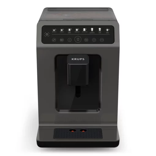 Кавомашина Krups Evidence Classic, 2.3л, зерно, автомат.капуч, дисплей, авторецептів -8, сенсор.керування, чорний