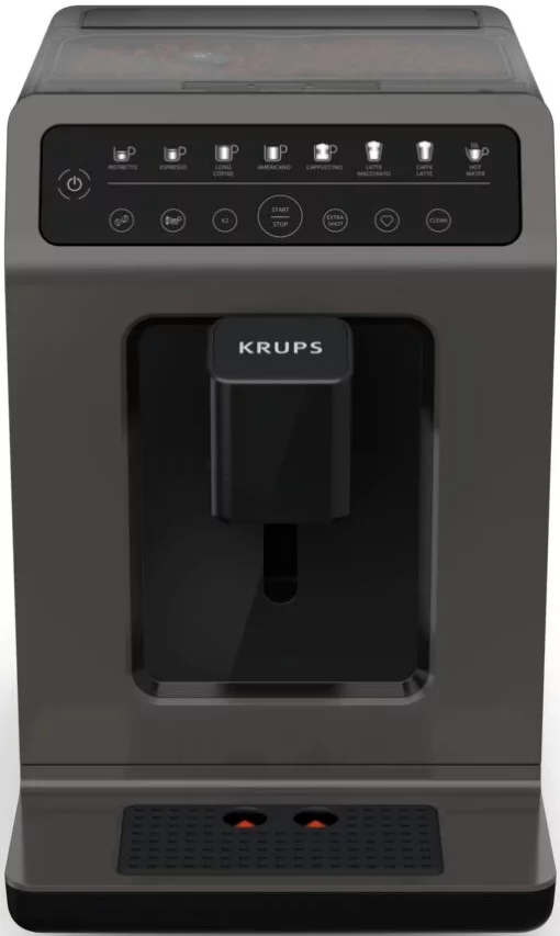 Кавомашина Krups Evidence Classic, 2.3л, зерно, автомат.капуч, дисплей, авторецептів -8, сенсор.керування, чорний
