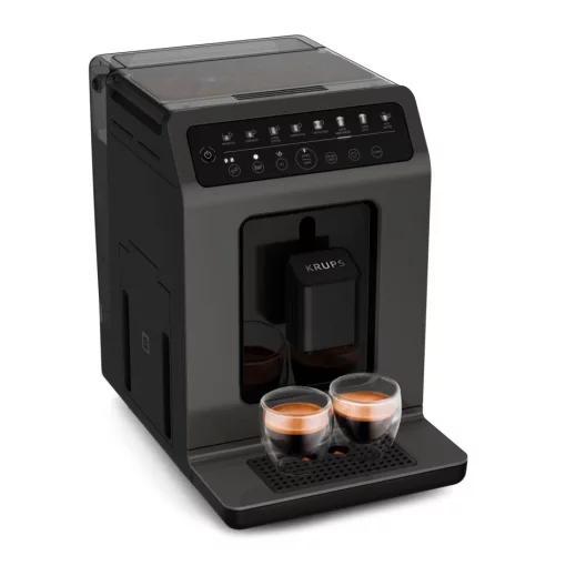 Кавомашина Krups Evidence Classic, 2.3л, зерно, автомат.капуч, дисплей, авторецептів -8, сенсор.керування, чорний