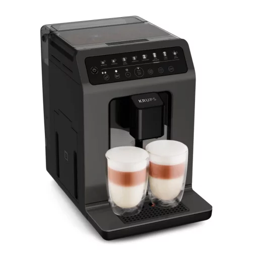 Кавомашина Krups Evidence Classic, 2.3л, зерно, автомат.капуч, дисплей, авторецептів -8, сенсор.керування, чорний