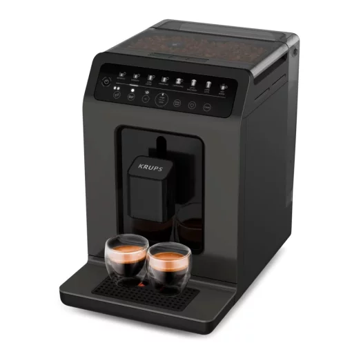 Кавомашина Krups Evidence Classic, 2.3л, зерно, автомат.капуч, дисплей, авторецептів -8, сенсор.керування, чорний
