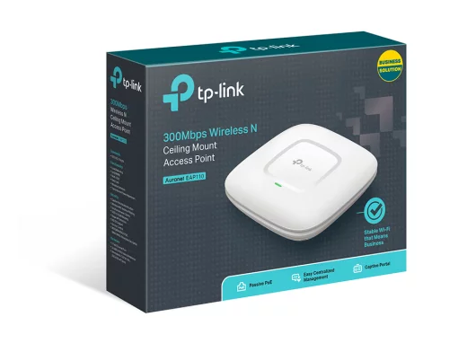 Точка доступу TP-LINK EAP110 N300, 1хFE LAN, Passive PoE