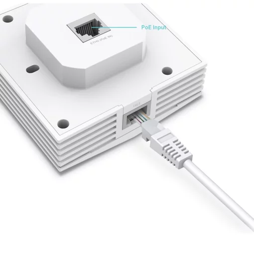 Точка доступу TP-LINK EAP650 WALL AX3000, 1xGE, 1xGE out, PoE