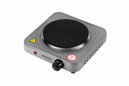 Плитка настільна Ardesto електрична, конфорок - 1 на 1кВт, керування - мех., графіт