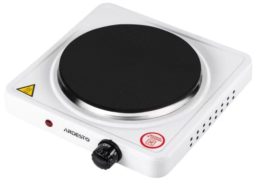 Плитка настільна Ardesto електрична, конфорок - 1 на 1.5кВт, керування - мех., білий