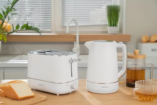 Електрочайник Ardesto Timeless Elegance, 1.7л, Otter, пластик, білий матовий
