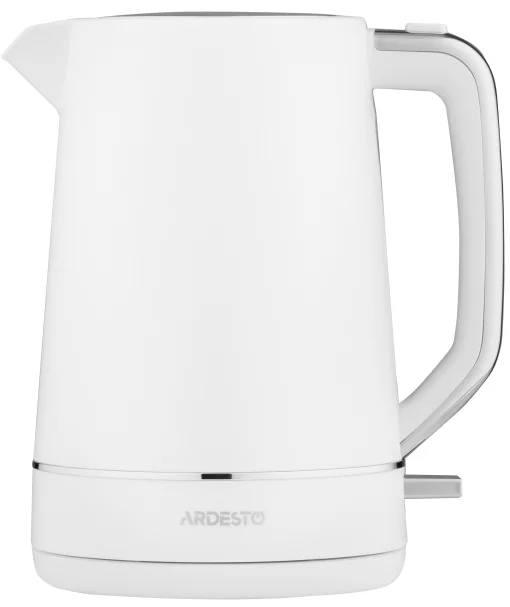 Електрочайник Ardesto Timeless Elegance, 1.7л, Otter, пластик, білий матовий