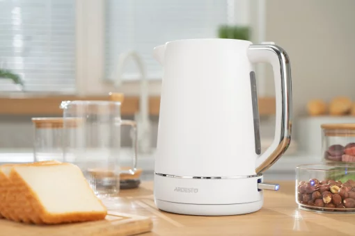 Електрочайник Ardesto Timeless Elegance, 1.7л, Otter, пластик, білий матовий