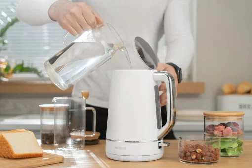 Електрочайник Ardesto Timeless Elegance, 1.7л, Otter, пластик, білий матовий