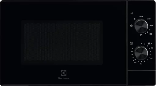 Мікрохвильова піч Electrolux, 20л, мех. керування, 800Вт, гриль, чорний