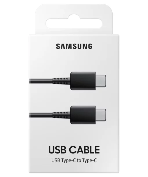 Кабель USB-C > USB-C заряджання/синхронізації Samsung 1м, Type-C, 3A, 60Вт, чорний