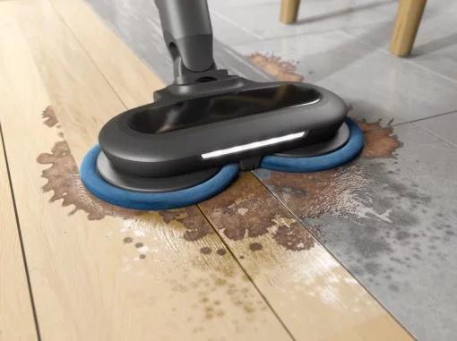 Пилосос Electrolux безпровідний, вологе прибирання, конт пил -0.5л, автон. робота до 50хв, вага-2.49кг, НЕРА12, 5 насадок, синій