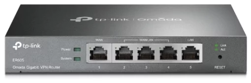 Мультисервісний Маршрутизатор TP-LINK ER605, 2xGE LAN, 1xGE WAN, 2xGE LAN/WAN, USB 