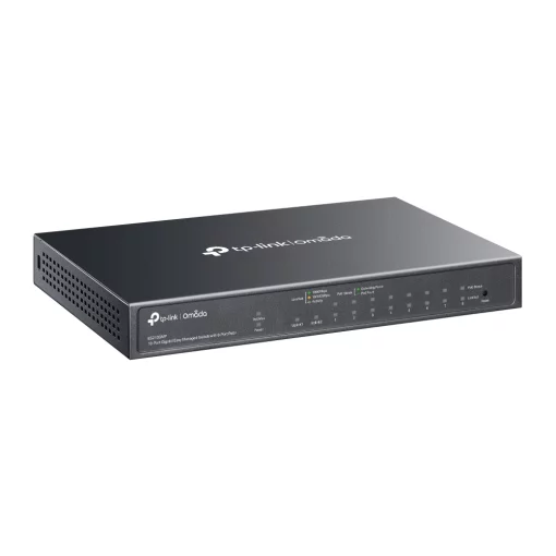 Комутатор TP-LINK ES210GMP  10xGE (8xPoE), 123W, WebSmart