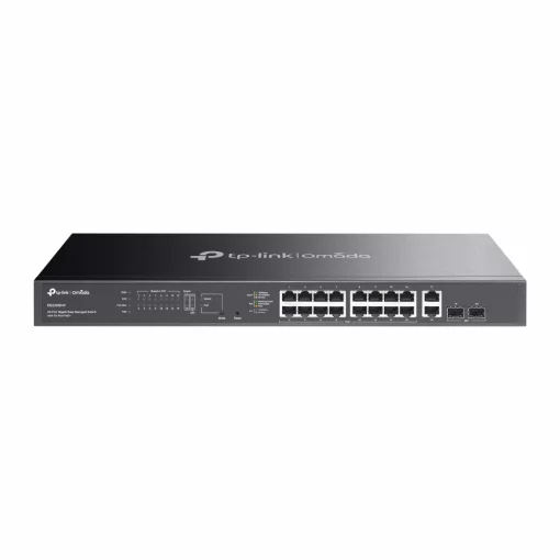 Комутатор TP-LINK Switch ES220GMP  20xGE (16xPoE), 250Вт, 2xSFP, WebSmart