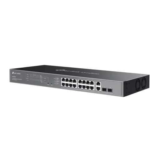 Комутатор TP-LINK Switch ES220GMP  20xGE (16xPoE), 250Вт, 2xSFP, WebSmart