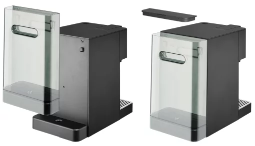 Кавоварка Catler капсульна Renzo 1.6л, капсули, мелена кава, сенсорне керування, автоматичний капучинатор, сірий