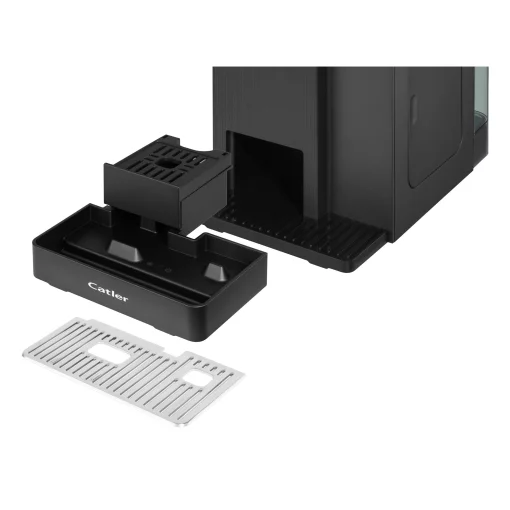 Кавоварка Catler капсульна Renzo 1.6л, капсули, мелена кава, сенсорне керування, автоматичний капучинатор, чорний