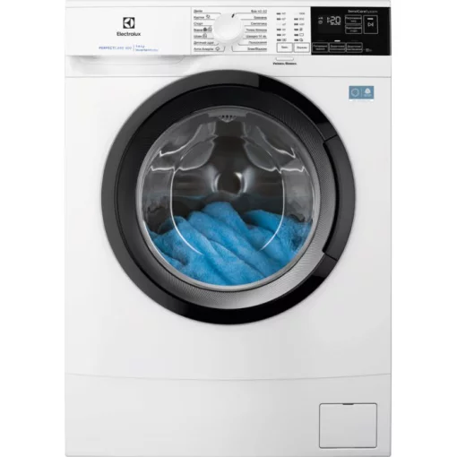 Пральна машина Electrolux фронтальна, 6кг, 1000, A, 41см, дисплей, інвертор, білий