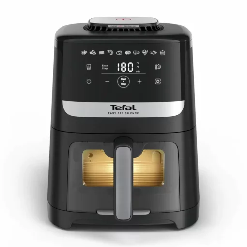 Мультипіч Tefal Easy Fry Silence Vision, 1670Вт, чаша-5л, сенсорне керув., 10 програм, з віконцем, пластик, чорний