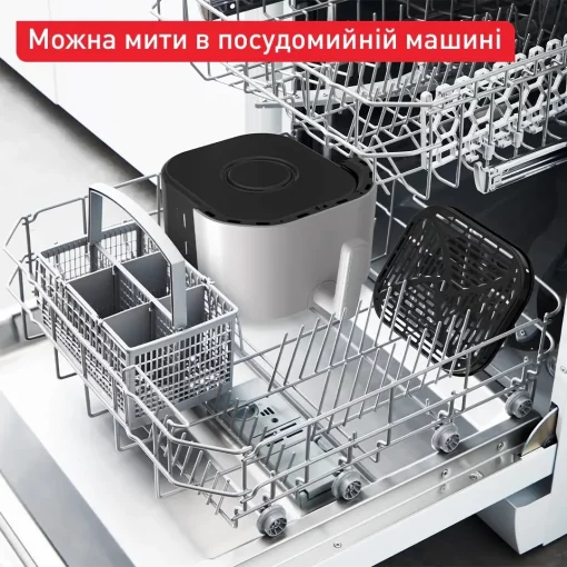 Мультипіч Tefal Easy Fry Infrared, 1500Вт, чаша-7л, сенсорне керув., 8 програм, з віконцем, пластик, світло-сірий