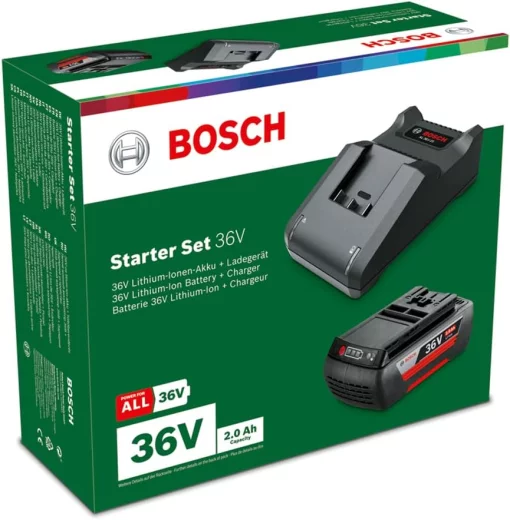 Набір акумулятора та зарядного пристрою Bosch GBA 36V 2.0Ah ЗП AL 36V-20