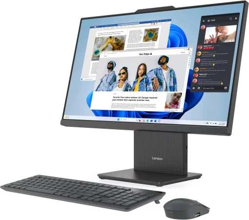 Комп'ютер персональний моноблок Lenovo IdeaCentre AIO 27IRH9 27" QHD IPS AG, Intel i5-13420H, 16GB, F1TB, UMA, кл+м, без ОС, сірий