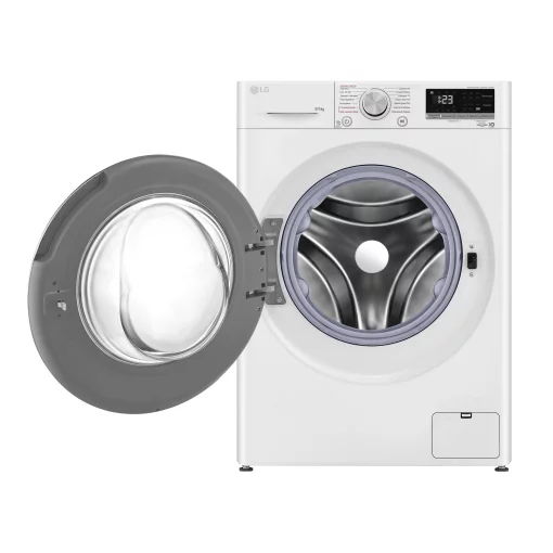 Прально-сушильна машина LG фронтальна, 9(5)кг, 1200, А, 48см, дисплей, пара, інвертор, білий
