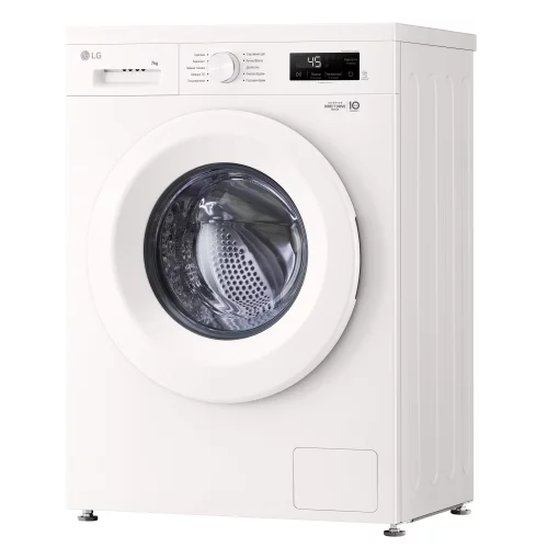 Пральна машина LG фронтальна, 7кг, 1200, A+++, 44см, дисплей, пара, інвертор, білий