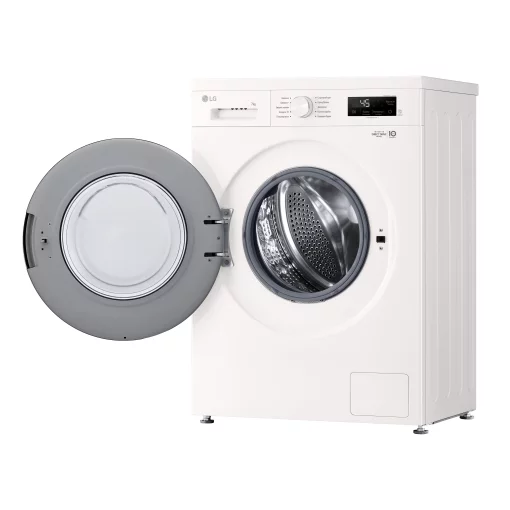 Пральна машина LG фронтальна, 7кг, 1200, A+++, 44см, дисплей, пара, інвертор, білий