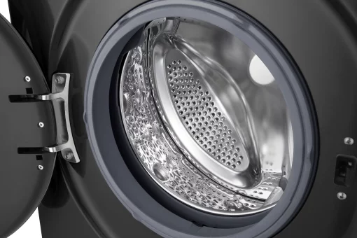 Пральна машина LG фронтальна, 7кг, 1200, A+++, 44см, дисплей, пара, інвертор, чорний