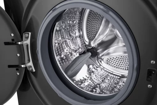 Пральна машина LG фронтальна, 9кг, 1200, A+++, 55см, дисплей, пара, інвертор, чорний