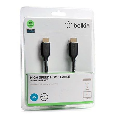 Кабель HDMI (M/M) Belkin 5м, High Speed Ethernet, чорний