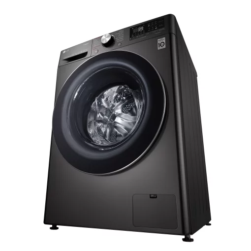 Прально-сушильна машина LG фронтальна, 10.5(7)кг, 1400, А, 56см, дисплей, пара, інвертор, чорний