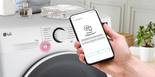 Пральна машина LG фронтальна, 10кг, 1400, A, 57см, дисплей, пара, інвертор, білий