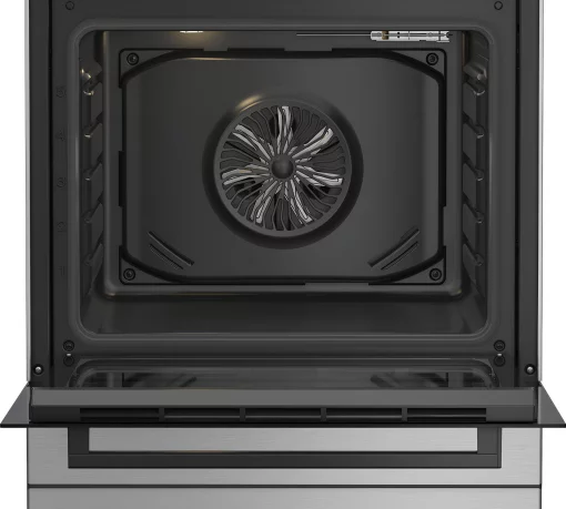 Плита Beko комбінована, 66л, 60x60см, конвекція, сріблястий