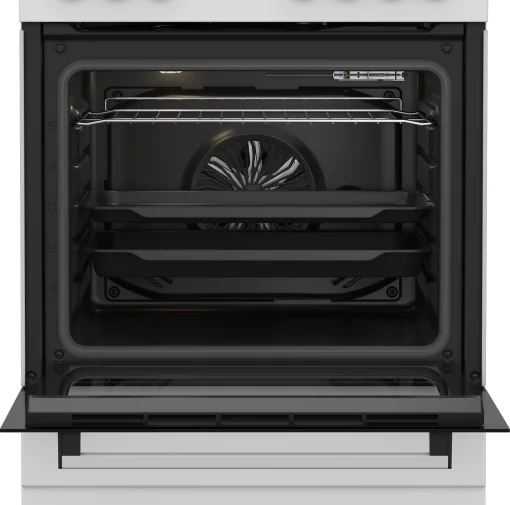 Плита Beko комбінована, 66л, 60x60см, конвекція, білий