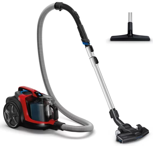 Пилосос Philips контейнерний PowerPro Expert, 900Вт, конт пил -2л, НЕРА, чорно-червоний
