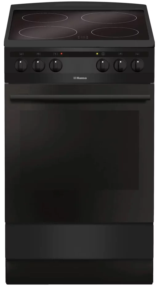 Плита Hansa електрична склокерамічна, 50х60см, 65л, чорний
