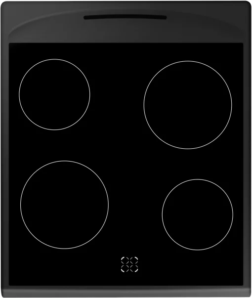 Плита Hansa електрична склокерамічна, 50х60см, 65л, чорний